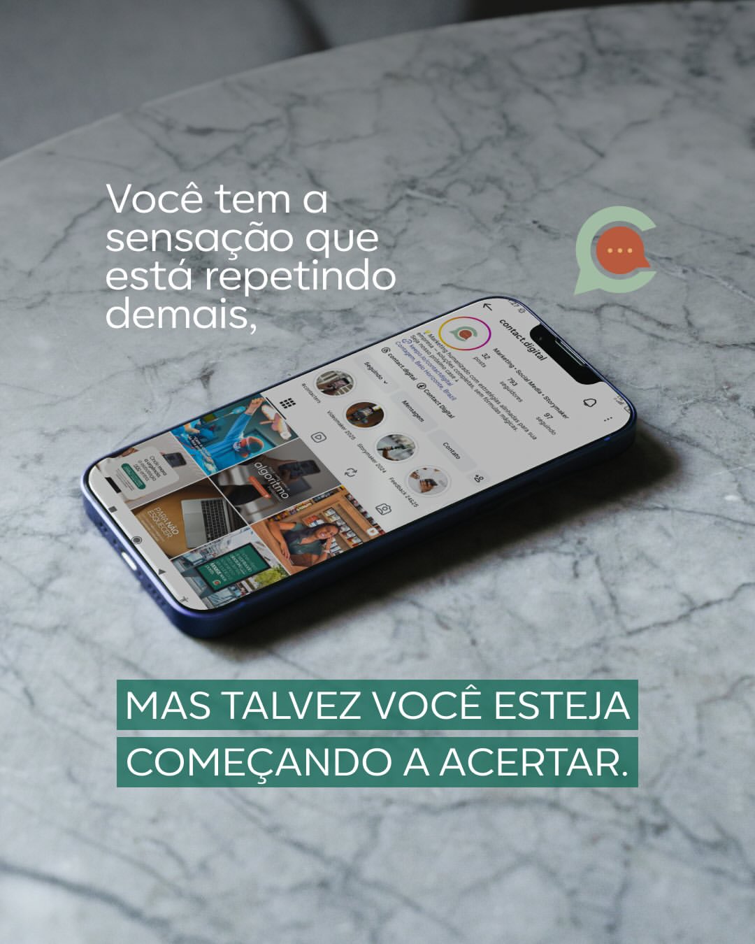 Post do Instagram da Contact Digital